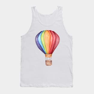 air balloon. color pencil Tank Top